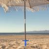 1pc Umbrella Bases Adjustable Sun Beach Patio Sand Ground Fixation Tools Spikes Plastic Anchor Stand Spike Auger Keep Holder