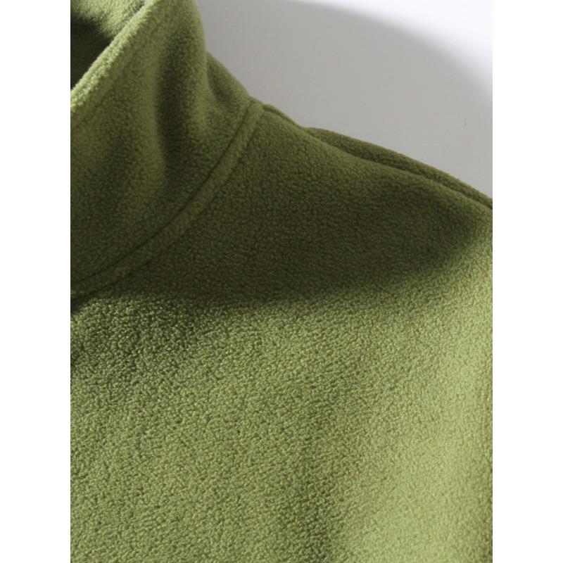 Men S Fleece Lined Zip Up Stand Collar Sweatshirt