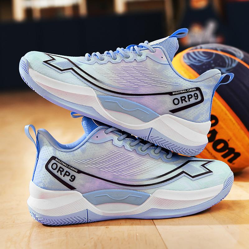 Mandarin duck low-top basketball shoes men's combat boots student adult cement floor actual sports running shoes one piece