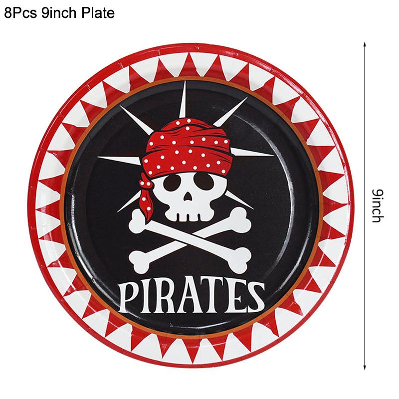 Halloween Pirate Hat Cap Decoration Kids Adult Halloween Masquerade Captain Cosplay Costume Props Pirate Theme Birthday Party