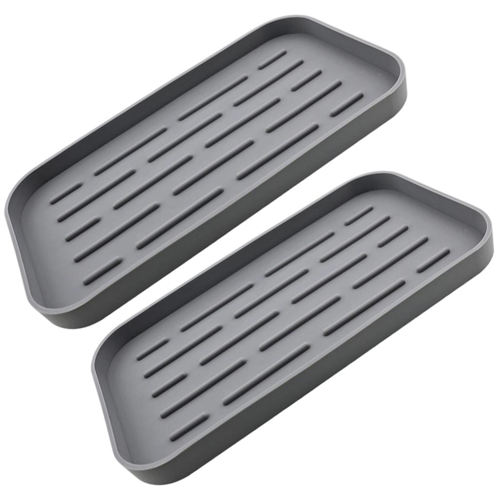 Sturdy Draining Rack With Nonslip Surfaces For Multiroom Water Drainage Solution