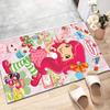 1pc Princess Strawberry (4) Design Printed Area Rug Carpet for Bedroom Living Room Home Decor Rugs Mat Non Slip Mat Rug for Bedside