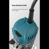 Outil Défonceuse à Bois Réglable 6 Vitesses 800W 30000tr/min Ensemble Électrique de Défonceuse pour Bois Coque Épaissie Défonceuse à Bois Compacte