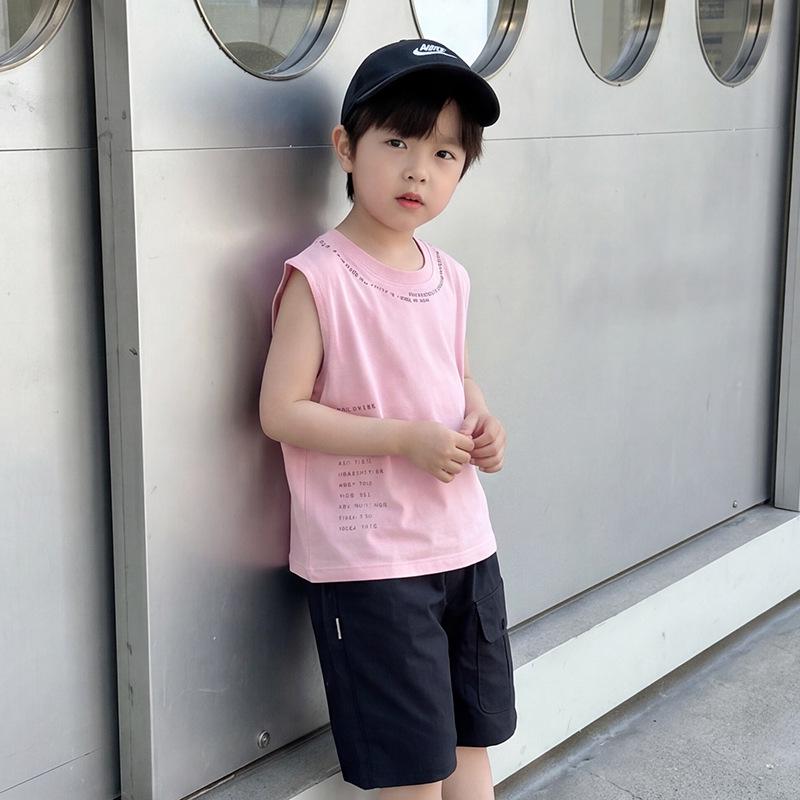 Korean Style Kids' Quick-Dry Cargo Shorts - Casual, Loose Fit for Boys