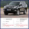 Fit for Toyota Land Cruiser Prado 150 J150 2010~ Chrome Smart Door Handle Cover Car Decorate Accessories Protective Stickers