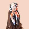 Women Silk Scarf Summer Hair Scarf Silk Satin Neckerchief Female Hair Ties Headband Hair Ornament Woman Bandana Bag Scarves