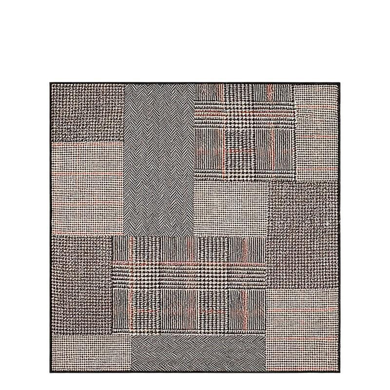 Silk Wool Scarf Square Scarf Women's 1116 New 61cm Neck Protection Silk Scarf Advanced Sense Neck Silk Scarf Women