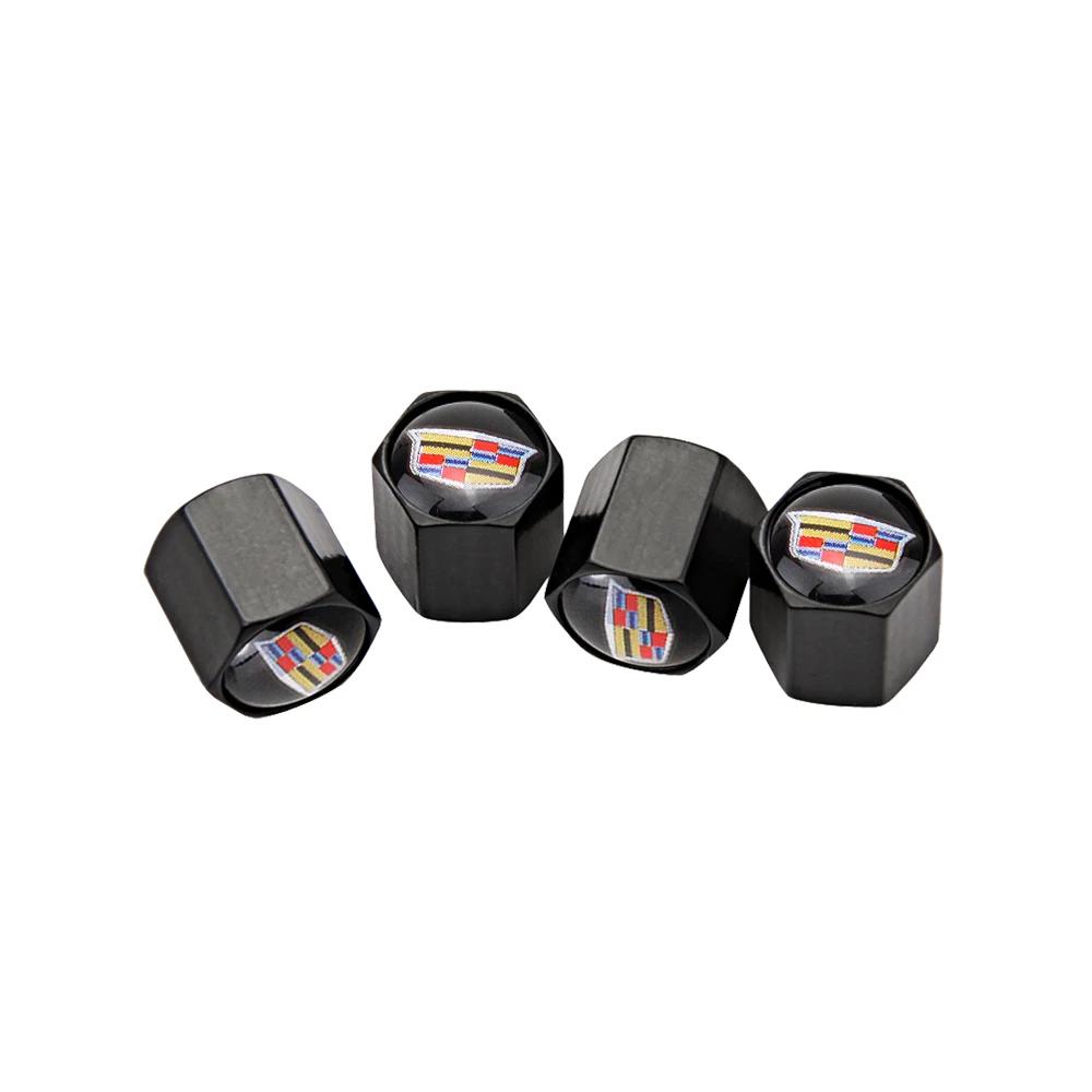 Metal Wheel Stem Cover Tire Valve Caps for Cadillac Escalade CTS CT5 XT5 XTS XLR BLS SLS STS ATS SRX Deville Tiburon Accessories