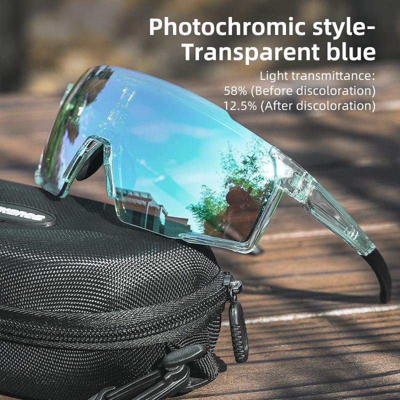 Rockbros Cycling Glasses Pochromic Polarized Glasses Uv400 Protection Sunglasses Bike Outdoor Sports Goggles Cycling Eyewear