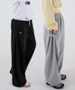 UMM Women'S Snap Button Adjustable Hem Wide Training Pants 5 Colors