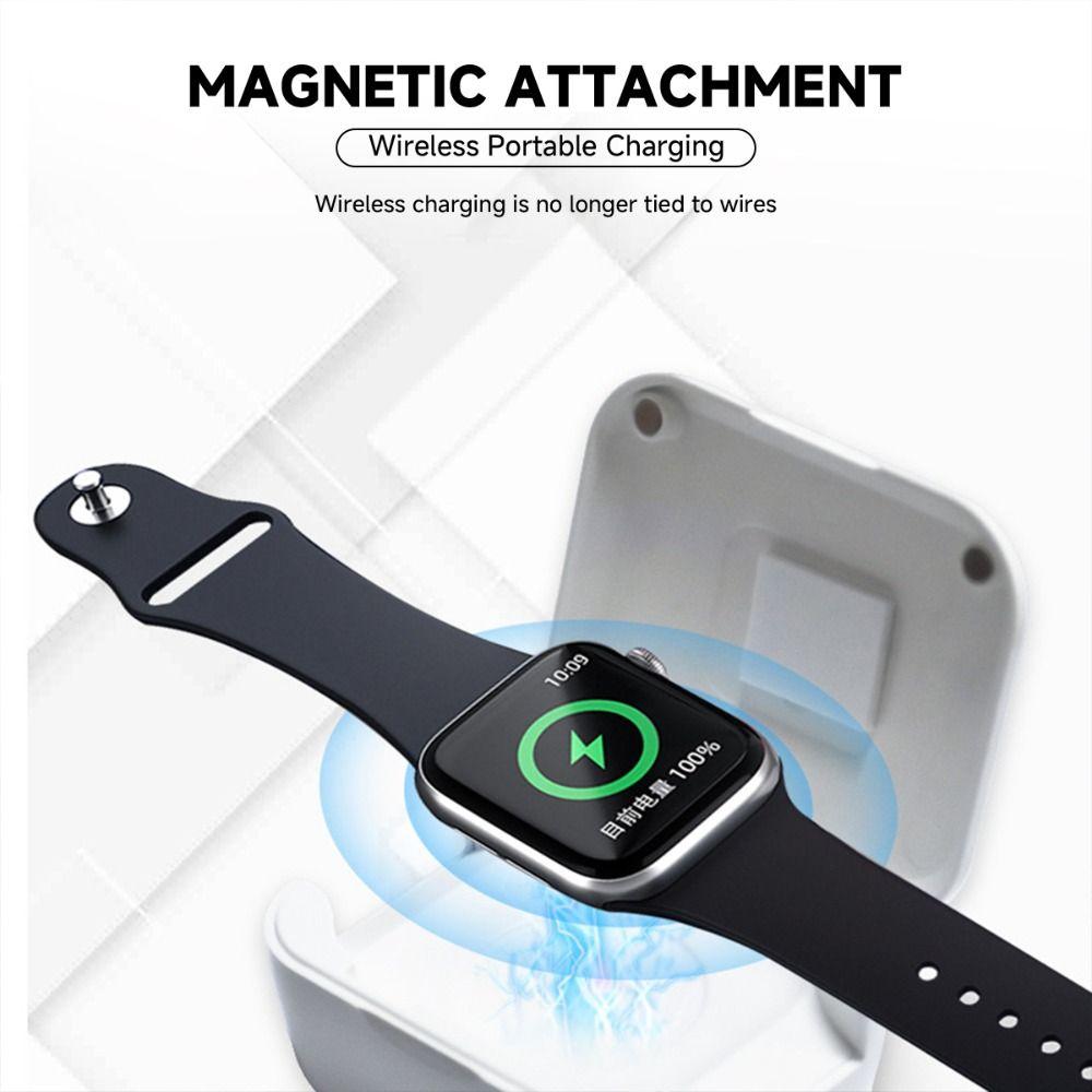Mini Watch Wireless Charger Charging Base Station for Apple Watch 10/9/8/7/6/5/4/3/2/1 Outdoor