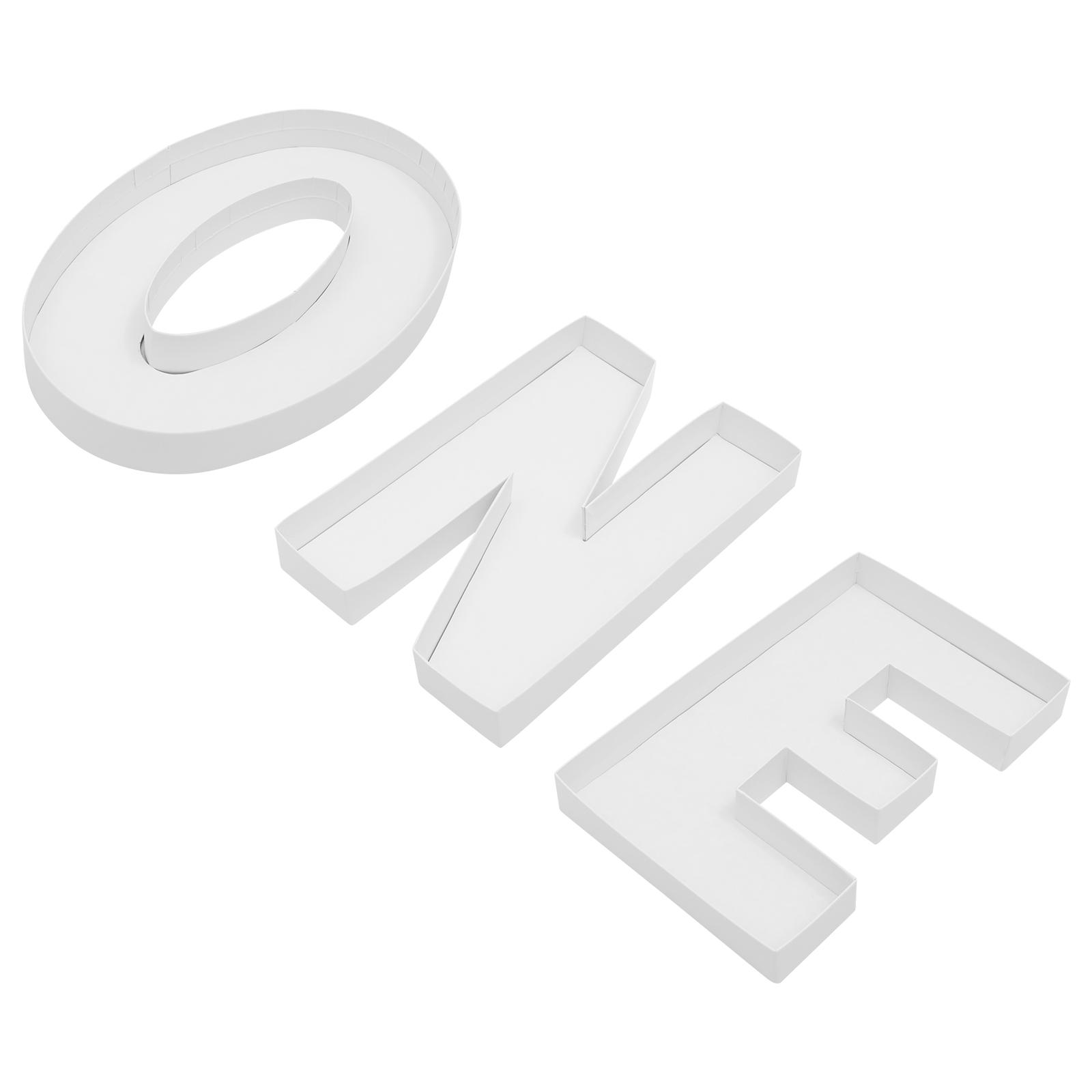 

Number Candy Box Letter Snack Box Creative Fruit Cupcake Platter Dim Sum Plate Paper Food Serving Tray for Birthday Wedding