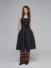 Kisserihe Bustier Shirred Dress_Black