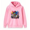 Kids Boys Girls Casual Pullover Hoodie, Cool Hip Hop Urban Graffiti Character Print Long Sleeve Soft Hooded Sweatshirt for Casual Daily Wear Street