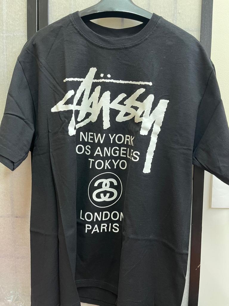 Stussy World Tour Tee Size L Unisex T-Shirt