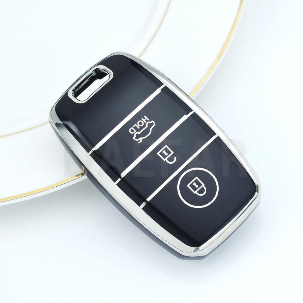For Kia Picanto Sportage Rio 3 Cerato 4 Soul K5 Ceed Optima Seltos Sorento Tpu Car Key Case Cover Accessories