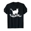Piano Cat Music Enthusiast T-Shirt - a Soft Top Featuring a Design of Piano Keys And Cat Paw Prints, a Short-Sleeve Casual Shirt Suitable for Both Men
