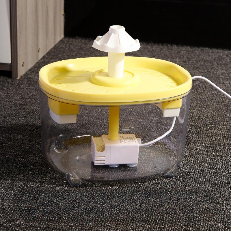 

Автоматический дозатор воды для кошек Новая кормушка для домашних животных Автоматическая фильтрация Циркуляция живой воды Двойная фильтрация Миска для кошек большой емкости 16*19*12.5cm