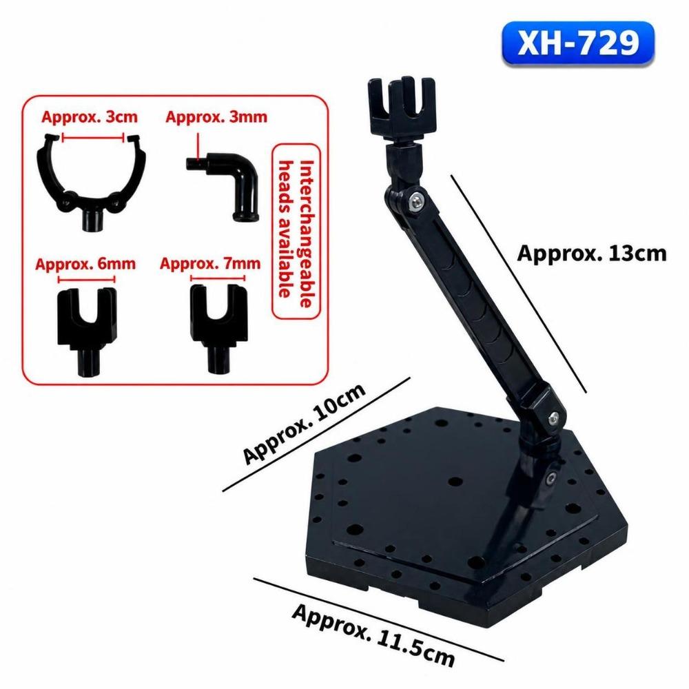 Adjustable Arm Action Figure Display Stand Transparent Action Figure Base  HG Model Figures