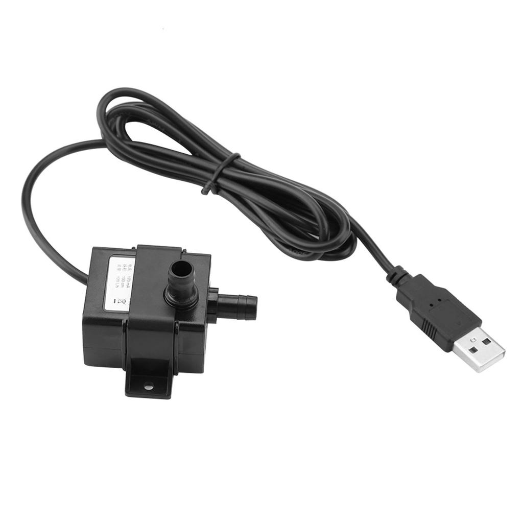 USB DC 5V Brushless Pump Aquarium Fish Tank Fountain Water Circulation Immersible Pump
