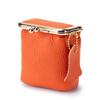 Mini Portafoglio da Donna in Vera Pelle con Chiusura a Bacio - Pochette Versatile per Monete e Rossetto