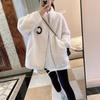 Five-color double-sided coral fleece jacket winter fleece thickened cardigan new thermal turtleneck zipper sweater women's fleece shirt