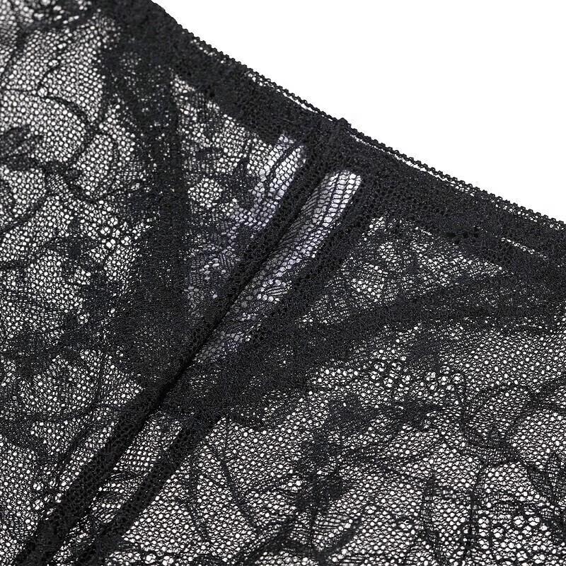 Aimer Women's Sexy Lace Mid-Rise Boy Shorts AM237541