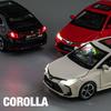 1/32 Alloy Die-cast Toyota Corolla Car Model Simulation Sound and Light Pull Children's Toy Car Collections for Boys' Birthday Gifts