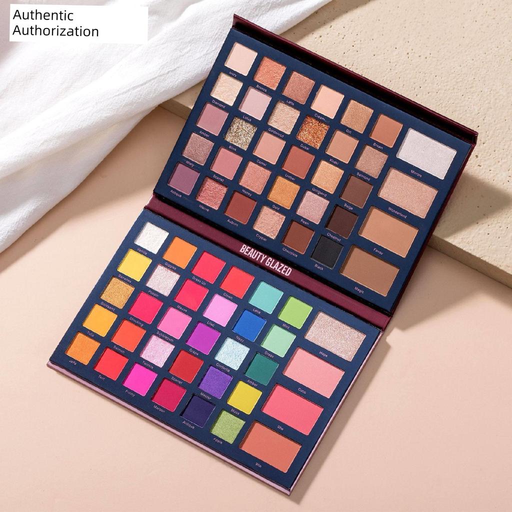 Authentic Beautyglazed 68-Color Eyeshadow Palette for Cos Stage Makeup, Makeup Artist's Special Matte and Pearlescent Makeup Palette