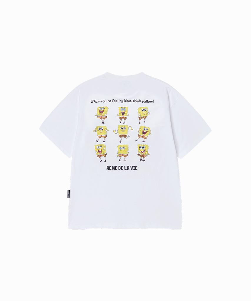 ACME DE LA VIE Happy Spongebob Short Sleeve T-Shirt