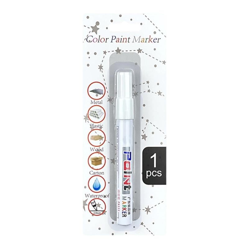 Car Wheel Touch Up Pen for Small Chips and Scratches, Pen Style Paint Marker, Rapid-Drying Finish, Single Pack