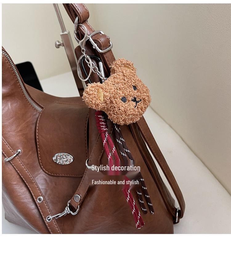 2025 Retro Women's Large-Capacity Underarm Bag - Fashionable Autumn/Winter Tote Backpack