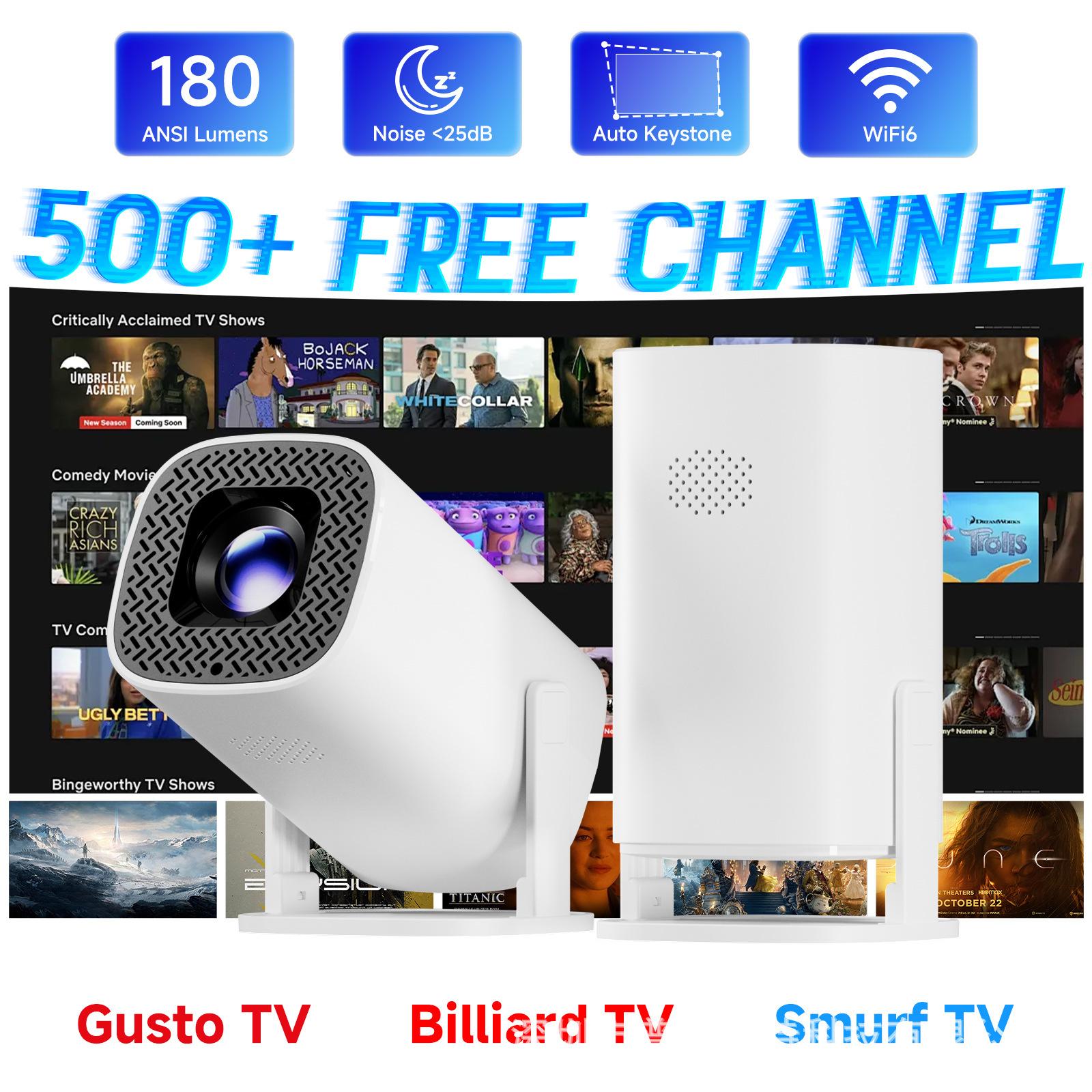 

P30PLUS Coolita Free TV Live Portable Ultra HD Mini Home Projector UK plug