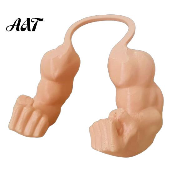 Pet Costume Props Cat Muscle Arms, Hilarious 3D Printed Muscular Creative Photo Shoulder Attachment for Feline Cosplay, Fun Interactive