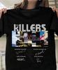 The Killers Band T-shirt, Zwart Katoenen T-shirt met Korte Mouwen, Maat S tot 5XL Unisex T-shirt