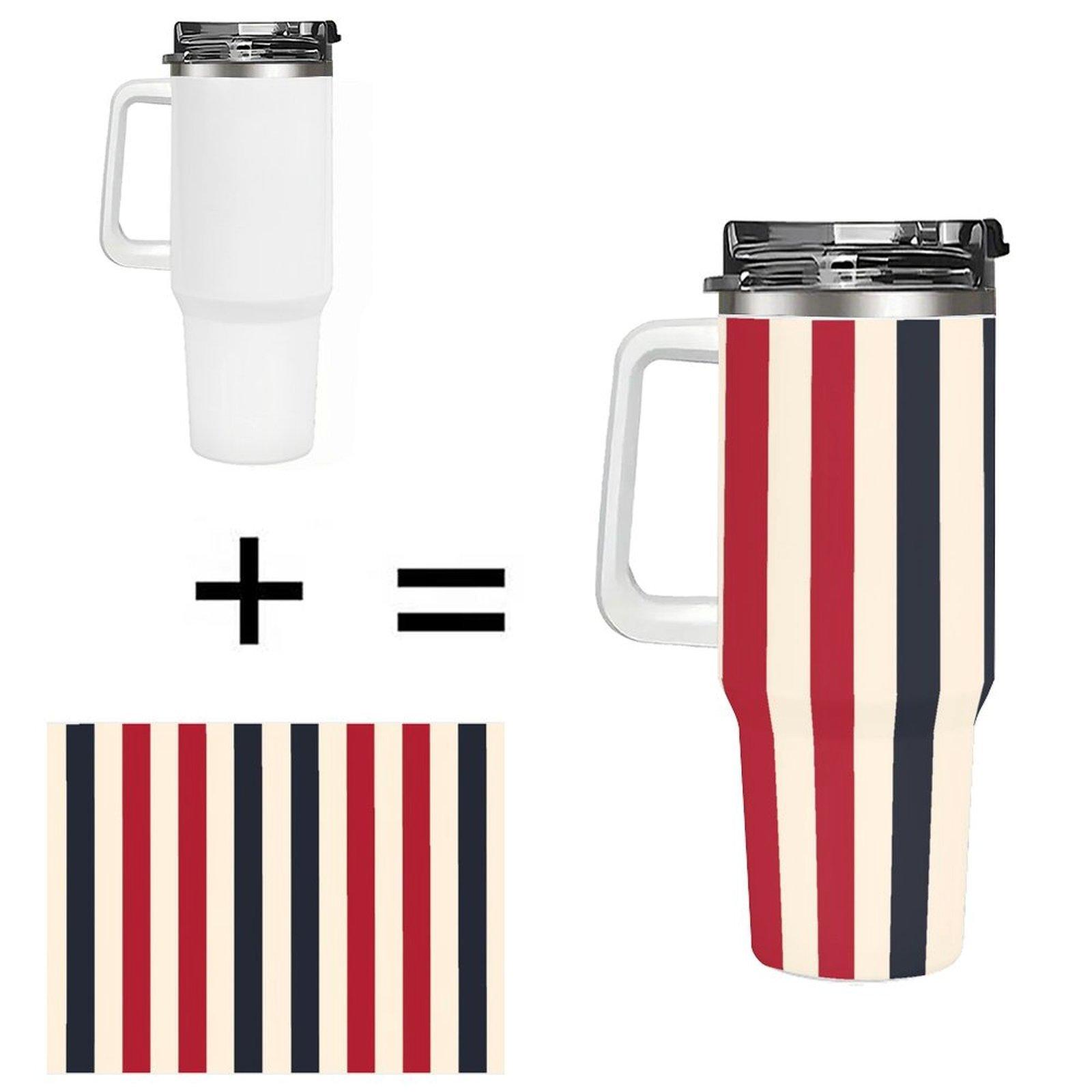 40oz Insulated Sublimation Cup Drop Shipping Custom Logo Stainless Steel Tumbler for Business Promo Gift 40oz(1133.98g)