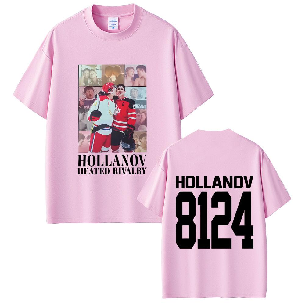 Heated Rivalry Shane Hollander Ilya Rozanov Hollanov 2481 Tshirt Men Women Fashion Oversized T Shirts Male Vintage Streetwear