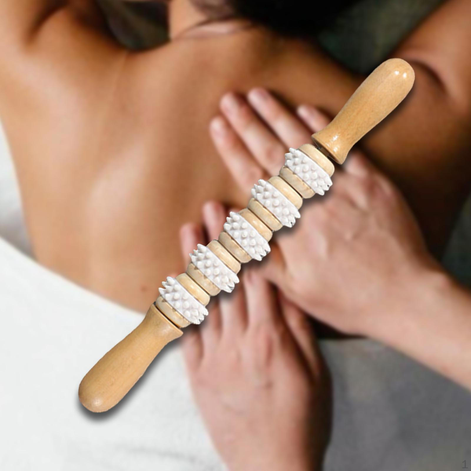 

Глибокий масажер для ручного дерев’яного масажу, паличка для догляду за обличчям Style E