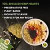 5:15PM Hanfsamenherzen 150 g Geschälte Hanfsamen Roh Für Smoothies Salate Backen Pflanzliche vegane Ernährung