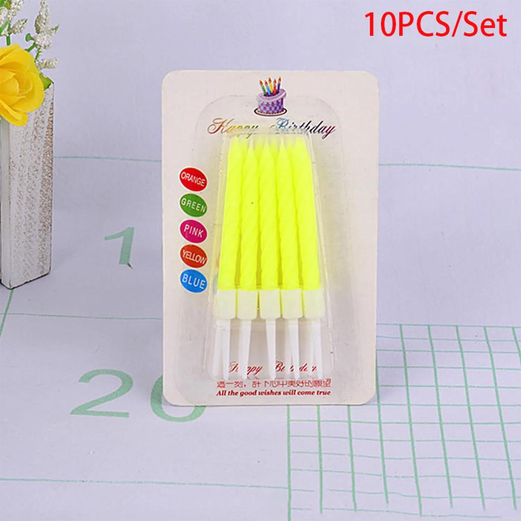 10 Stück Geburtstag Fadenkerze Kinder Kreative Backparty Kuchen Dekoration Ein Jahr Netz Rot Digital Bunt Bleistift