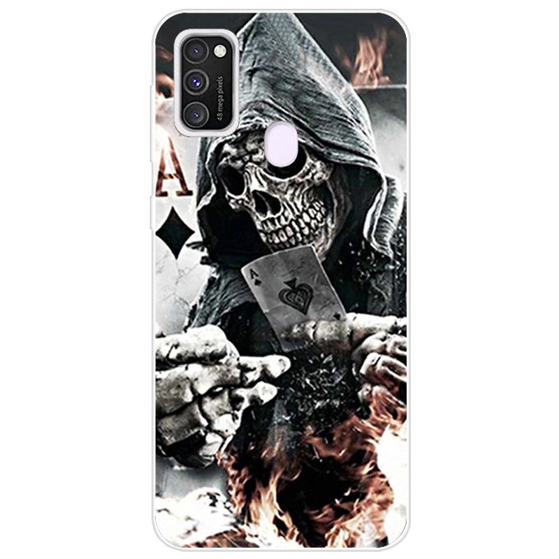 

Для Samsung M21 чехол 6.4 мягкий силиконовый чехол TPU для Samsung Galaxy M21 M 21 SM-M215FZGUSER m215 телефон задняя крышка бампер Funda Samsung M21