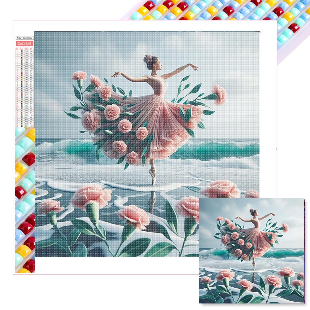 

5D DIY Full Square Drill Diamond Painting Girl Kit for Home Decoration Art