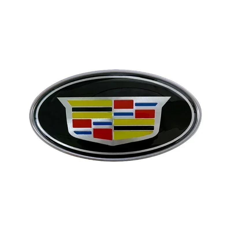 Naklejki na szybę samochodową 7,2 cm Odznaka na tylną klapę Emblematy Naklejki dla Cadillac ATS BLS CT4 CT5 CT6 EXT SLR CTS ESCALADE SRX STS XT6 XTS