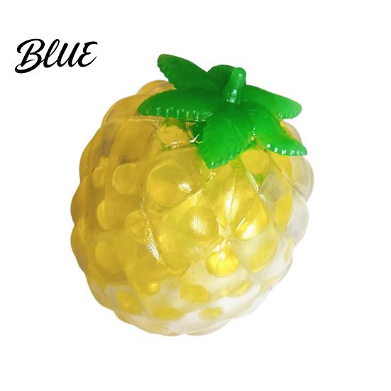 Stress Relief Toy Grape Strawberry Fruit Squeeze Colorful TPR Balls Soft Fidget for Kids Adults Portable Decompression Gadget Anxiety Party Favors