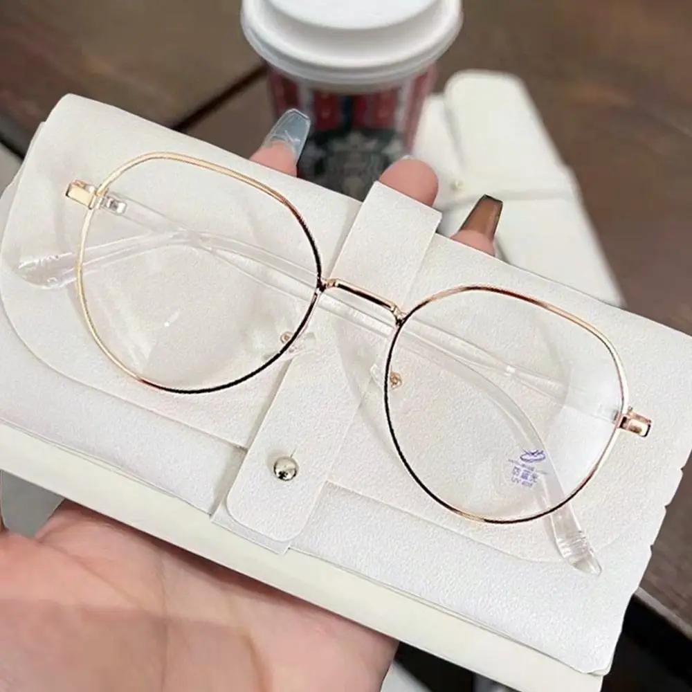 

Classic Anti-Blue Light Glasses Eye Protection Ultralight Frame Eyewear Polygons Eyeglasses Metal Optical Spectacle Eyeglass прозрачный