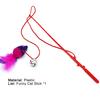 Teaser Stick Mouse Shape Interactive Plastic Cat Teaser Stick for Indoor
