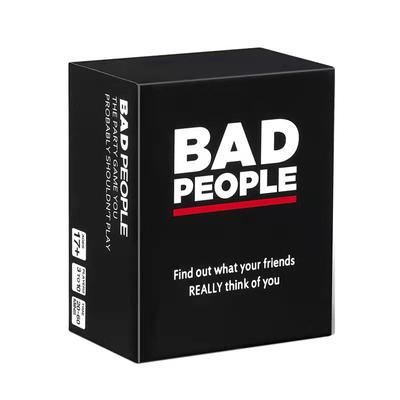 Bad People Games Sono Tutti Giochi di Carte Inglesi, Giochi da Tavolo per Feste in Famiglia
