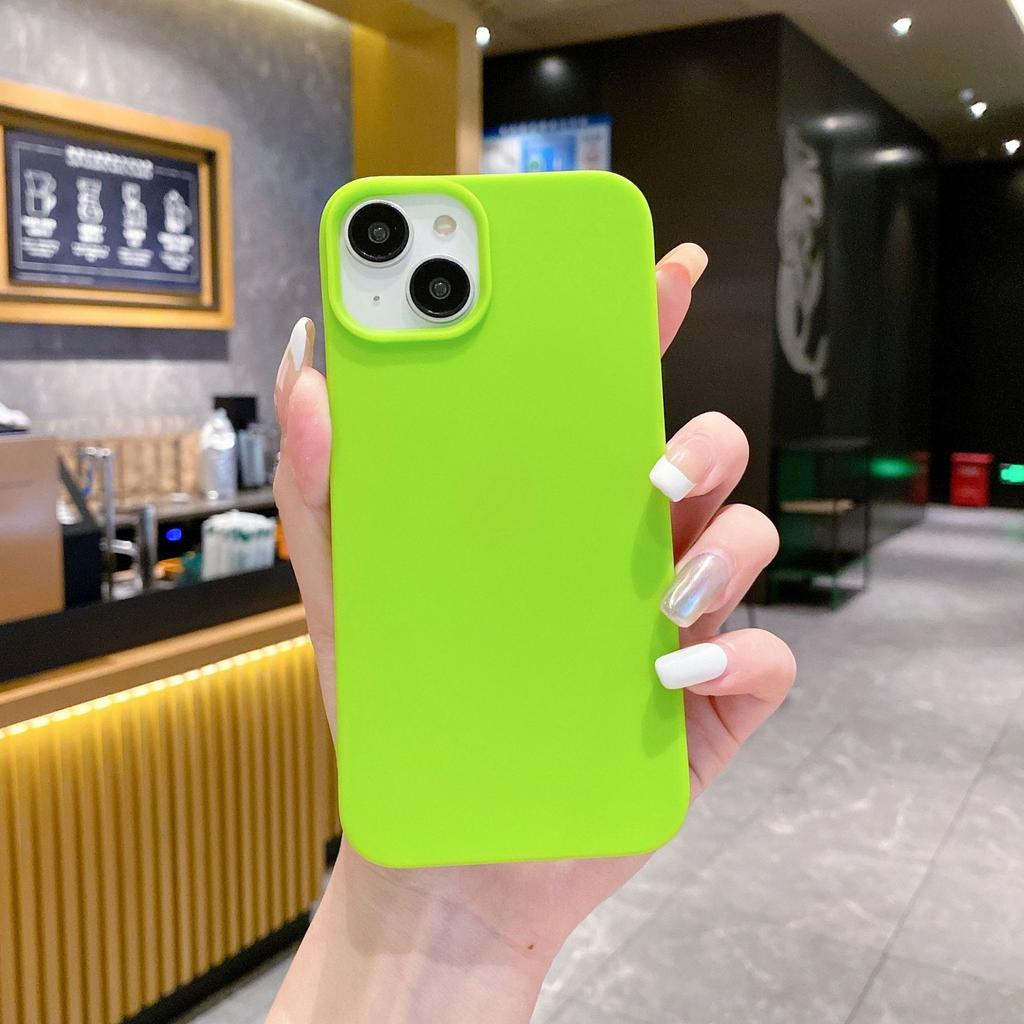 Einfarbiges schlichtes Half-Pack Mattes Gehäuse High-End Geeignet für iPhone15promax Apple 11 Handyhülle 14pro 13