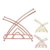 Napkin Holder Fashion Elegant Thickened X Shaped Hotel Table Napkin Holder Wrought Iron Vertical Tis