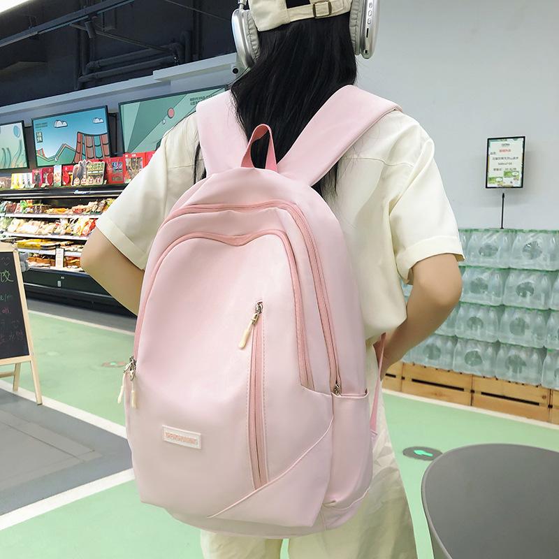 Middle School Student Bag Large Capacity Dame Ryggsekk Junior High School Student Ryggsekk Dame